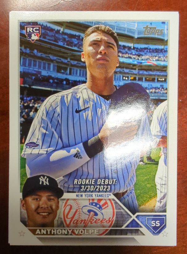 2023 Topps Update #US77 Anthony Volpe — front