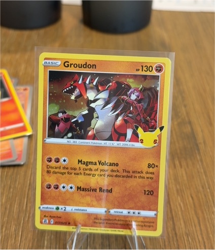2021 Pokémon Celebrations #017 Groudon — front