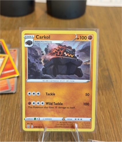 2021 Pokémon Sword & Shield Battle Styles #79 Carkol — front