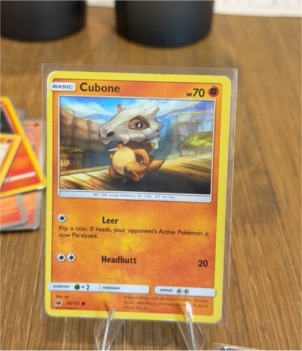 2017 Pokémon Sun & Moon Crimson Invasion #52 Cubone — front