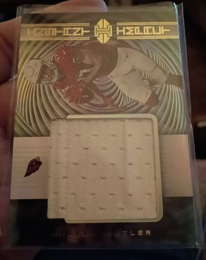 2019 Panini Illusions Instant Impact Jersey Patch #IA-HB Hakeem Butler — front