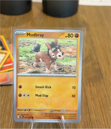 2024 Pokémon TCG Temporal Forces #91 Mudbray — front