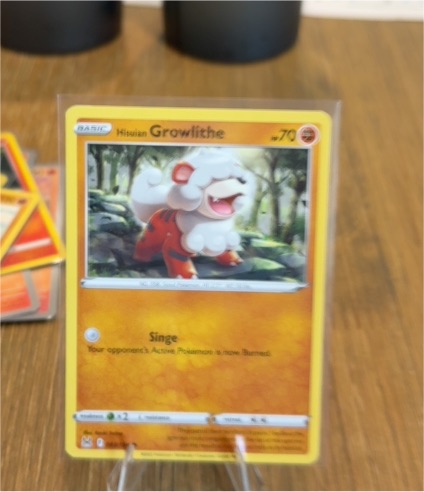 2022 Pokémon TCG Lost Origin #083 Hisuian Growlithe — front