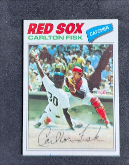 1977 Topps #640 Carlton Fisk — front