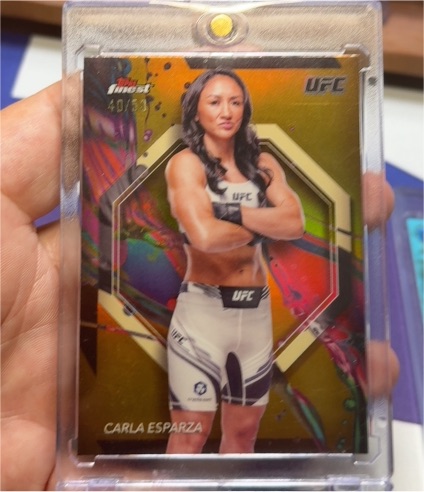 2024 Topps Finest UFC #75 Carla Esparza — front