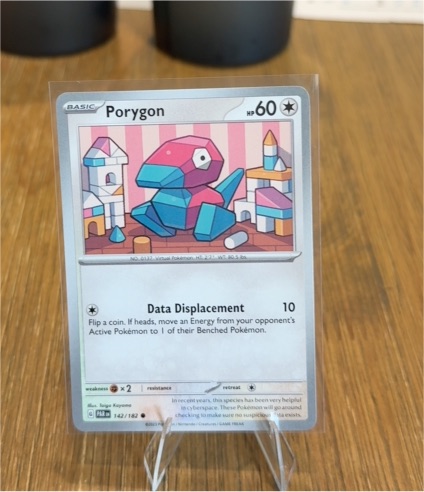 2023 Pokémon SV04: Paradox Rift #142 Porygon — front