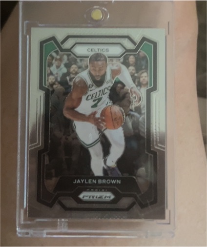 2023-24 Panini Prizm #31 Jaylen Brown — front