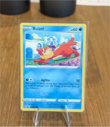 2022 Pokémon Brilliant Stars #038 Buizel — front