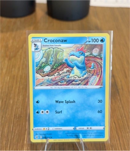 2021 Pokémon Fusion Strike #056 Croconaw — front