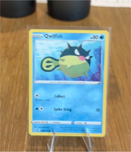 2021 Pokémon Sword & Shield Fusion Strike #60 Qwilfish — front