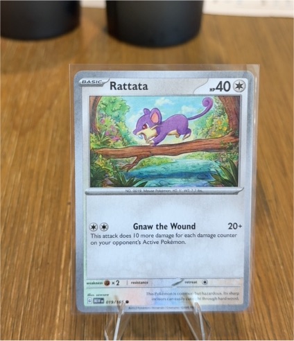 2023 Pokémon Scarlet & Violet 151 #019 Rattata — front