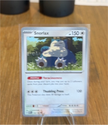 2023 Pokémon TCG Scarlet & Violet 151 #143 Snorlax — front