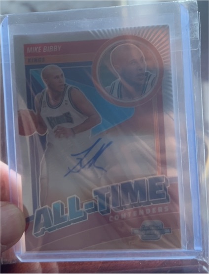 2023-24 Panini Contenders Optic All-Time Auto #ATC-MB Mike Bibby — front