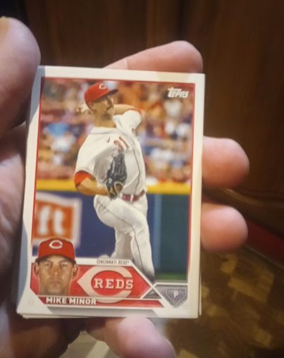2023 Topps Series 1 #214 Mike Minor — front