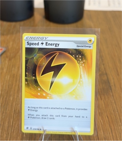 2020 Pokémon Rebel Clash #173 Speed Lightning Energy — front