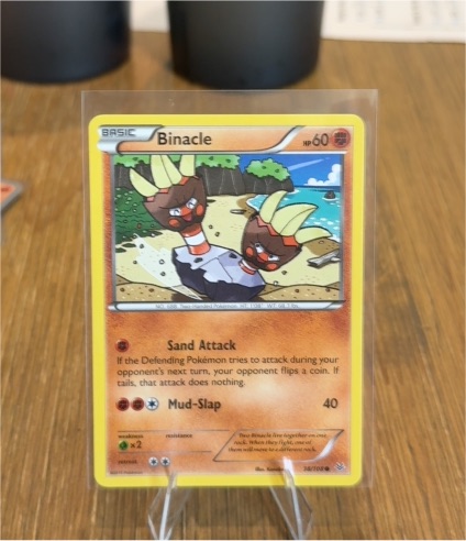 2015 Pokémon XY Roaring Skies #38 Binacle — front