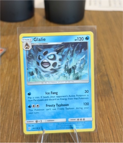 2019 Pokémon Sun & Moon Cosmic Eclipse #48 Glalie — front