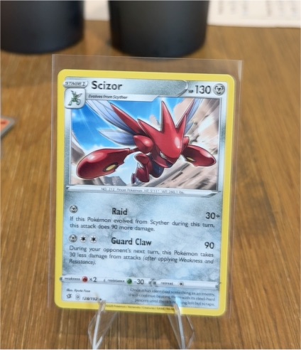 2020 Pokémon Rebel Clash #128 Scizor — front