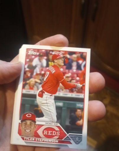 2023 Topps Chrome #162 Tyler Stephenson — front