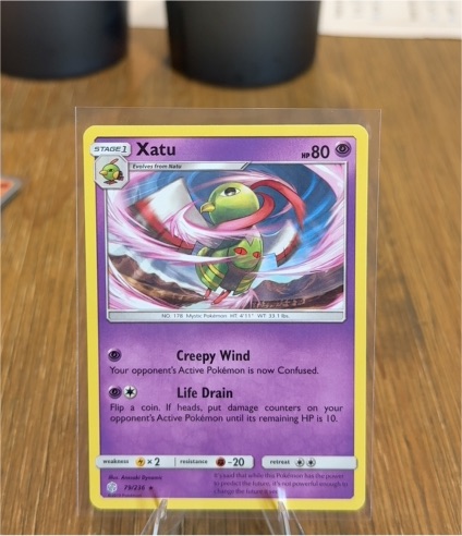 2019 Pokemon Sun & Moon Cosmic Eclipse #79 Xatu — front