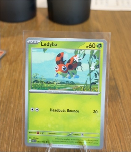 2024 Pokémon Scarlet & Violet Stellar Crown #002 Ledyba — front