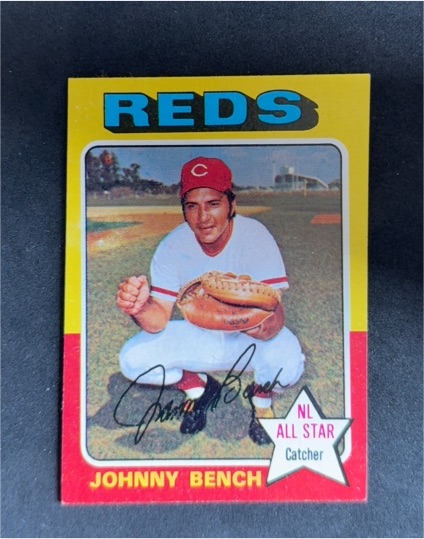 1975 Topps #260 Johnny Bench — front
