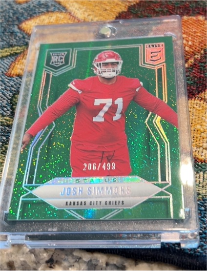 2025 Donruss Elite #206 Josh Simmons — front
