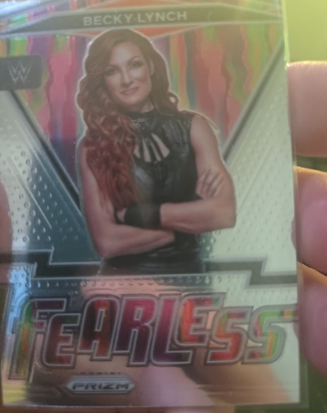 2022 Panini Prizm WWE Fearless #25 Becky Lynch — front
