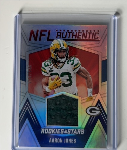 2023 Panini Rookies & Stars NFL Authentic #NA-AJ Aaron Jones — front
