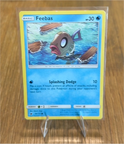 2017 Pokémon Sun & Moon Crimson Invasion #26 Feebas — front