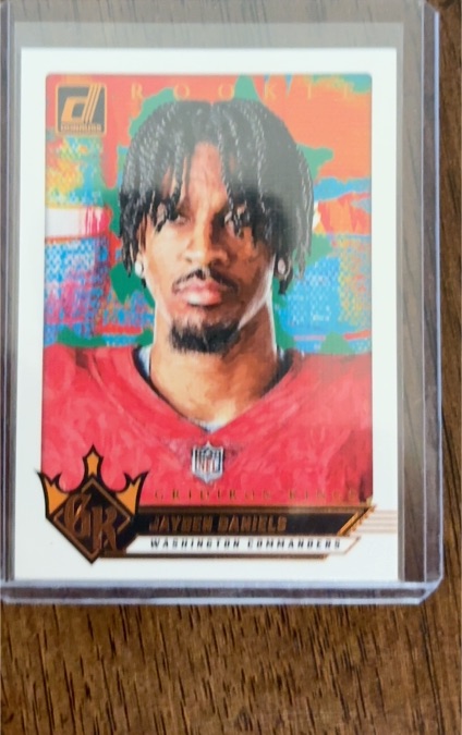 2024 Panini Donruss Gridiron Kings #1 Jayden Daniels — front