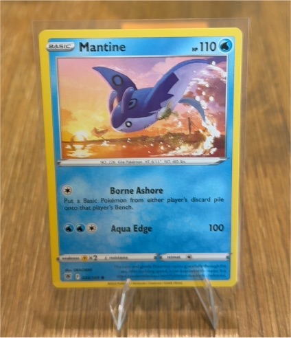 2022 Pokémon Astral Radiance #034 Mantine — front