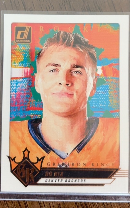 2024 Donruss #6 Bo Nix Rookie Gridiron Kings — front