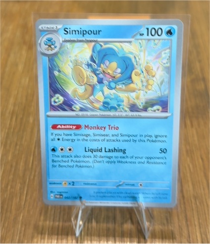 2023 Pokémon TCG Scarlet & Violet Paradox Rift #042 Simipour — front