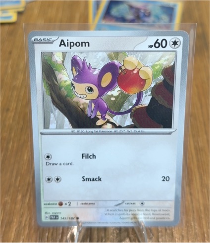 2023 Pokémon Scarlet & Violet Paradox Rift #145 Aipom — front