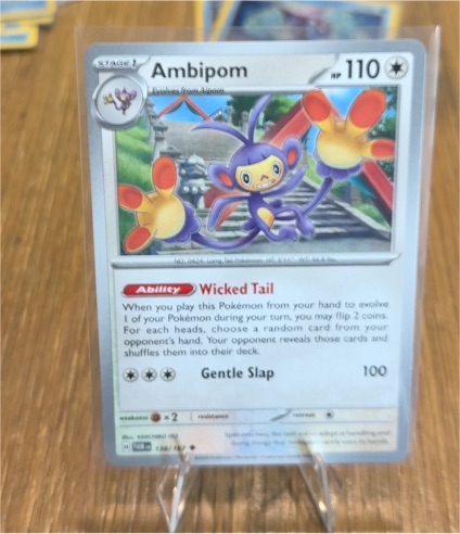 2023 Pokémon Twilight Masquerade #138 Ambipom — front