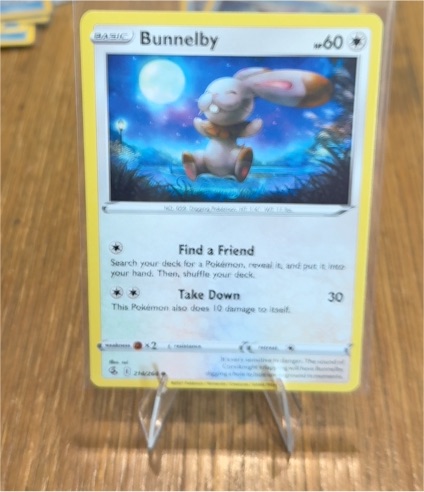 2021 Pokémon Fusion Strike #214 Bunnelby — front