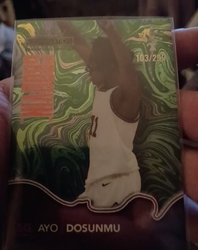 2022 Wild Card Alumination Groovin #BG-5 Ayo Dosunmu — front