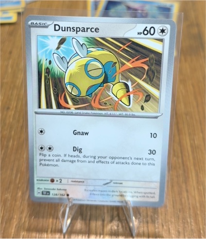 2024 Pokémon Temporal Forces #128 Dunsparce — front