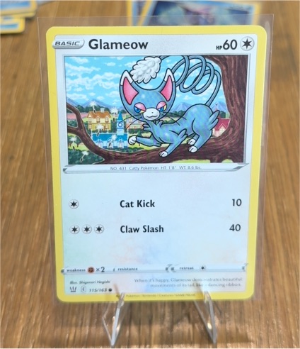 2021 Pokemon Battle Styles #115 Glameow — front