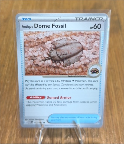 2023 Pokémon Scarlet & Violet 151 #152 Antique Dome Fossil — front