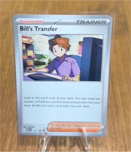 2023 Pokémon Scarlet & Violet 151 #156 Bill's Transfer — front
