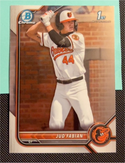 2022 Bowman Draft Chrome #BDC-114 Jud Fabian — front