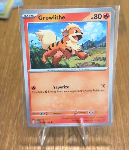 2023 Pokémon Scarlet & Violet 151 #058 Growlithe — front