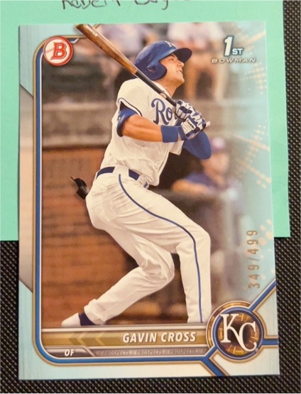 2022 Bowman Draft #BD-6 Gavin Cross — front