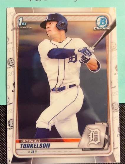 2020 Bowman Chrome Draft #BD-121 Spencer Torkelson — front