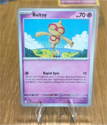 2023 Pokémon Obsidian Flames #094 Baltoy — front