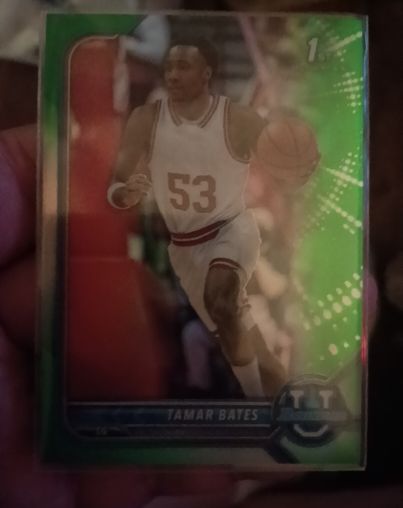 2021-22 Bowman University #39 Tamar Bates — front