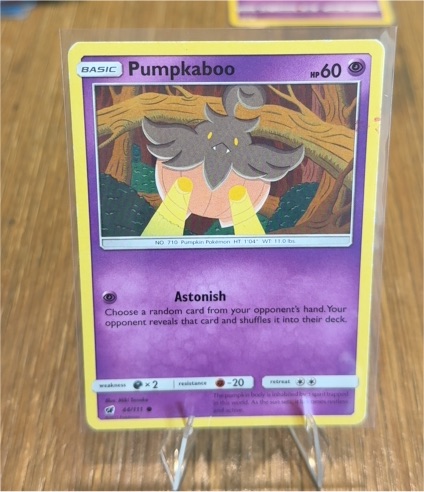 2017 Pokémon Crimson Invasion #44 Pumpkaboo — front