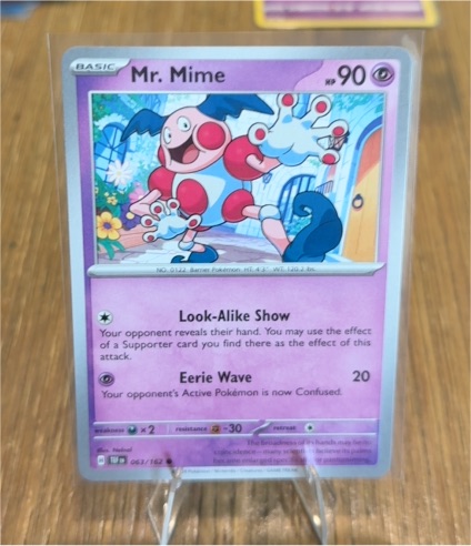 2024 Pokemon Scarlet & Violet Temporal Forces #63 Mr. Mime — front